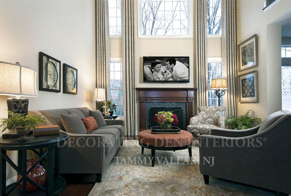 Klassisches Wohnzimmer in New York