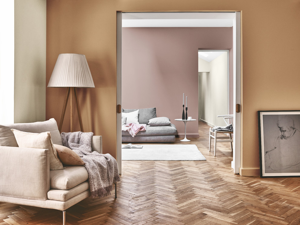 Dulux Colour of the Year 2019 - Spiced Honey - Modern - Living Room ...