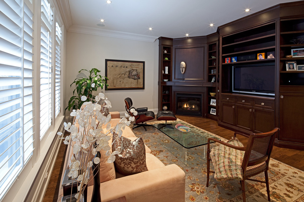 Dunvegan Avenue Contemporary Living Room Toronto by Peter A. Sellar Architectural