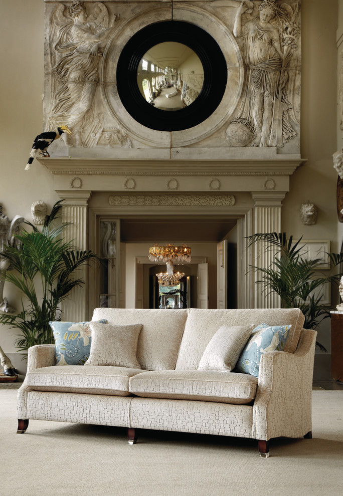 Inspiration for a medium sized traditional living room in Surrey.
