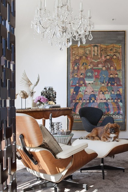Eames lounge chair Contemporary Living Room Other by Hua