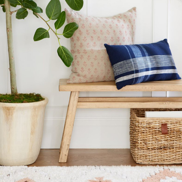 Threshold bench cushion sale