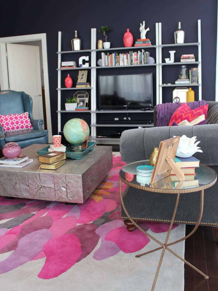 Inspiration for an eclectic living room remodel in St Louis