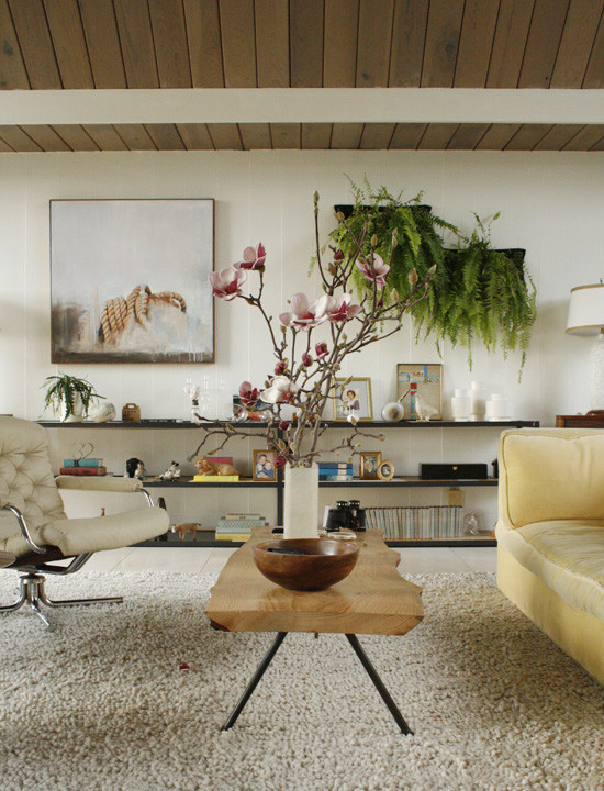 Living room - 1950s living room idea in San Francisco