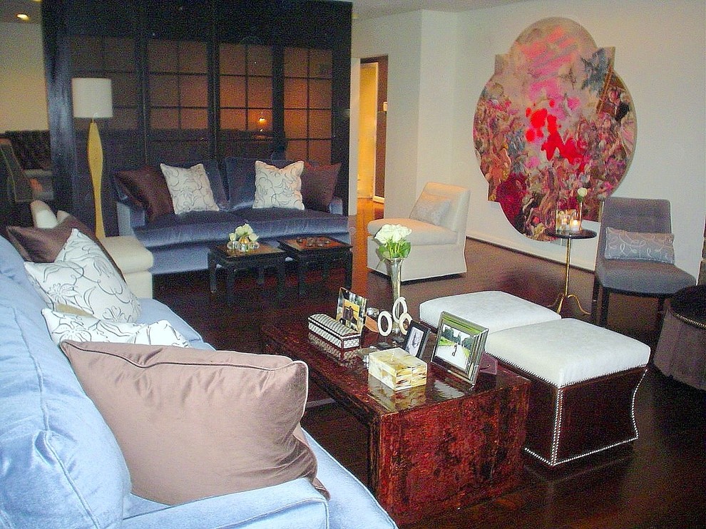 Living room - eclectic living room idea in DC Metro