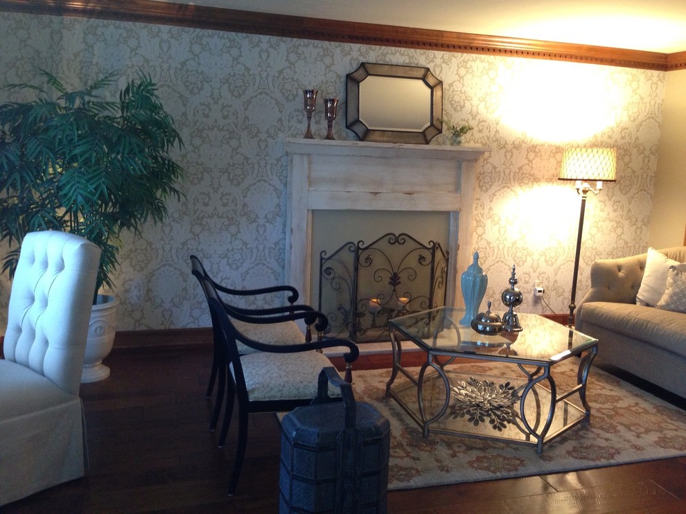 Eclectic Living Room - Traditional - Living Room - Detroit - By Perth ...