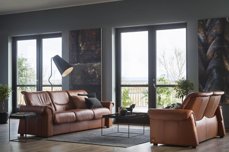 Photo of a medium sized scandi open plan living room in Birmingham with grey walls, medium hardwood flooring, no fireplace, no tv and brown floors.