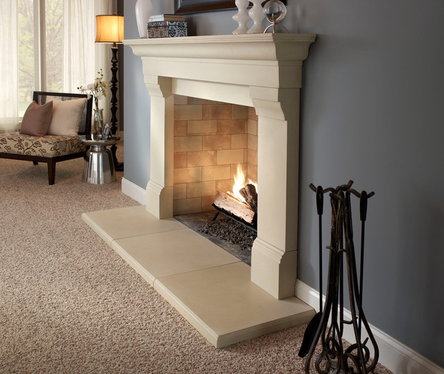 El Dorado Fireplace Surrounds Traditional Living Room Sacramento