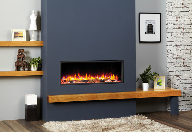 Electric Fireplaces - Modern - Living Room - Other - by Focus Fireplaces |  Houzz