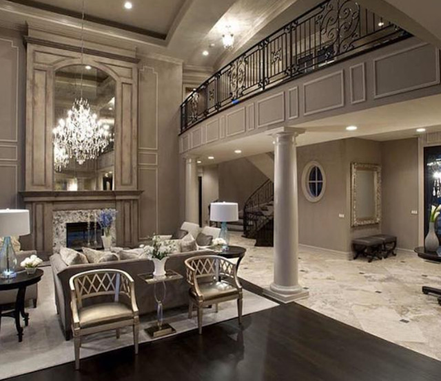 Elegant Living Room Victorian Living Room Houston by Royal