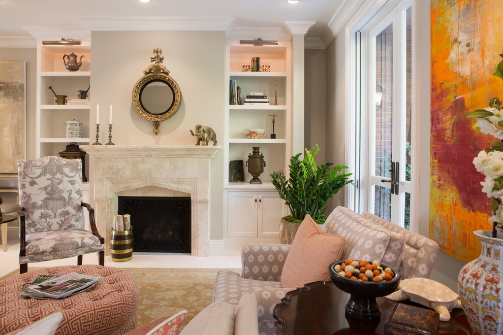 Elegant Townhome in Pasadena - Traditional - Living Room - Los Angeles ...