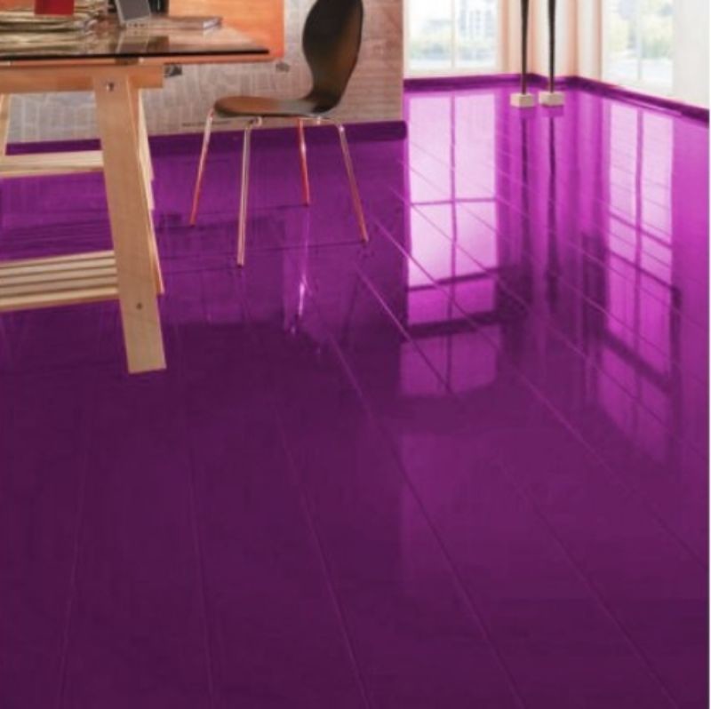 Elesgo Supergloss Es Violet Laminate, Purple Gloss Laminate Flooring Grey