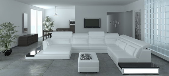 Photo of a modern living room in Calgary.