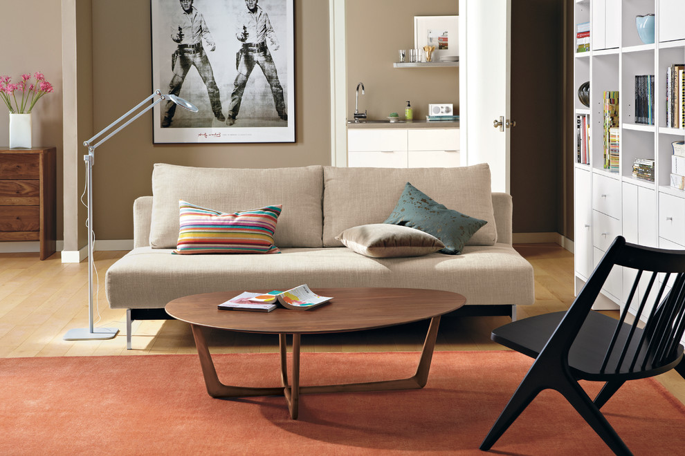 Living room - modern living room idea in Minneapolis