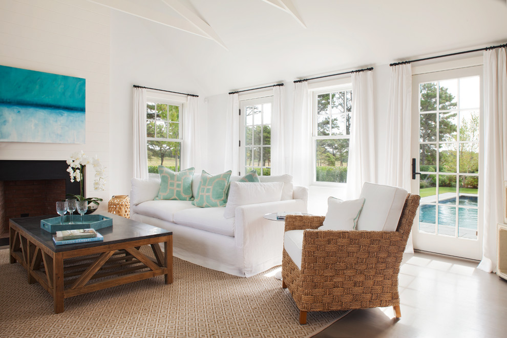 Ellens Way, Nantucket - Beach Style - Living Room - Boston - by ...