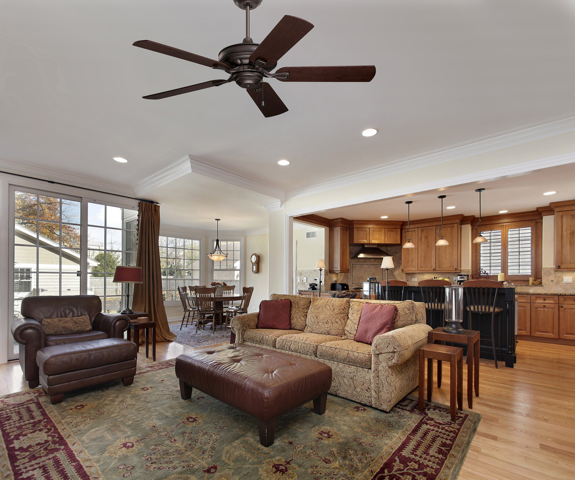 Emerson Fans CF452ORB Carrera Bella Oil Rubbed Bronze Ceiling Fan -  Traditional - Living Room - Chicago - by Lighting Reimagined | Houzz