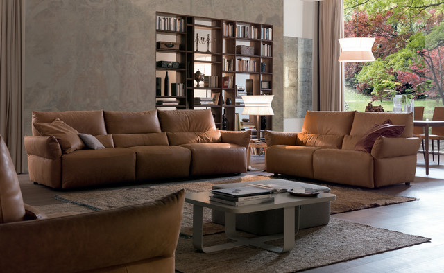 Emma 966E Sofa Set by Chateau d'Ax | Call For Price - Modern - Living Room  - New York - by MIG Furniture Design, Inc. | Houzz