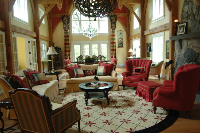 Detroit By Periwinkle Designs Houzz Ie, English Country Cottage Living Room Ideas