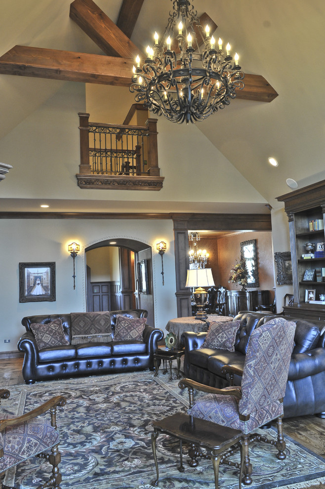 English Tudor - Mediterranean - Living Room - Oklahoma City - by Brent ...