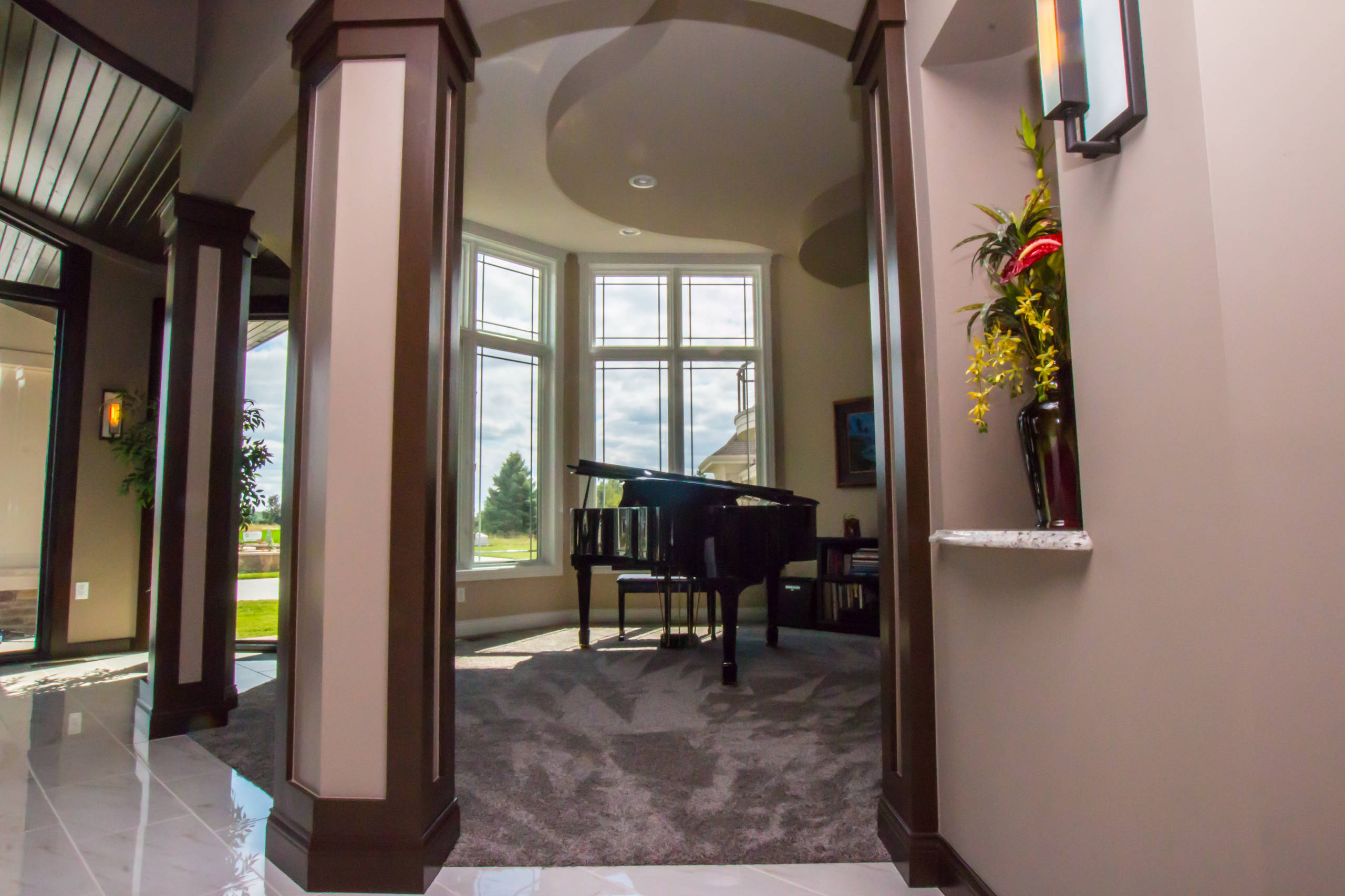 75 Black Floor Living Room with a Music Area Ideas You'll Love - November,  2022 | Houzz
