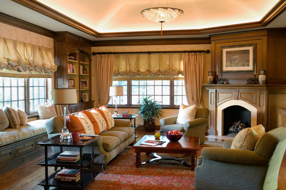 Entire Home Renovation & Addition Traditional Living Room Boston