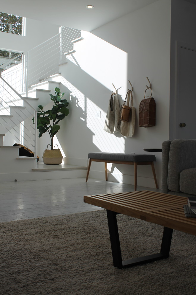 Photo of a scandi living room in Los Angeles.