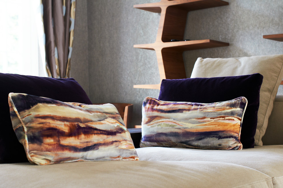 Esher Home Modern Living Room Surrey by Thomas Coombes Interior