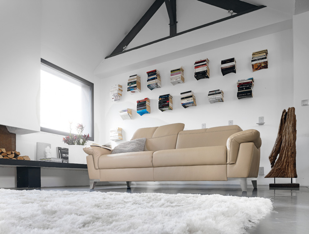 Immagine di un soggiorno design