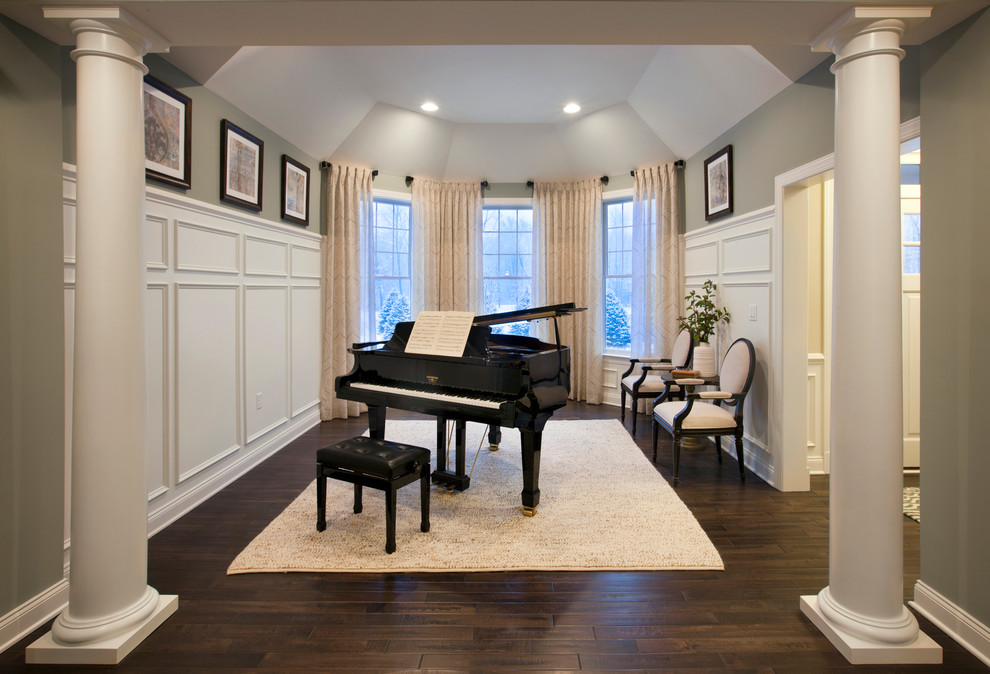 Klassisches Wohnzimmer in Boston