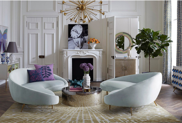 Ether Curved Sofa Modern Living Room New York By Jonathan Adler Houzz Au Ether Curved Sofa Modern Living, Jonathan Adler Curved Sofa