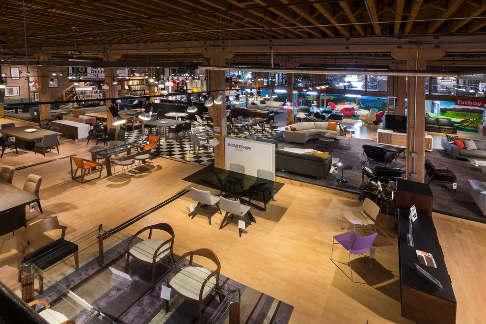 EuroFurniture Showroom Contemporary Living Room Chicago by