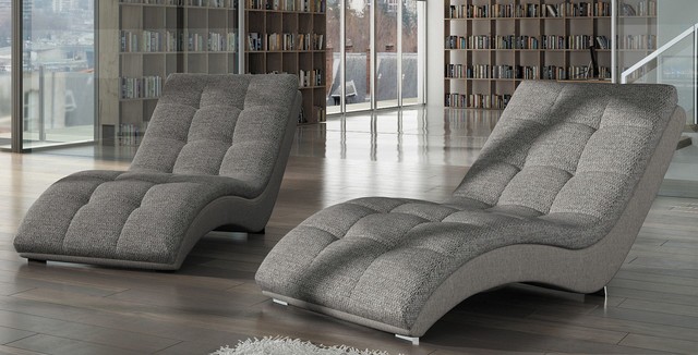 European modern chaise lounge ELJAS - Modern - Living Room - Chicago - by  Eqsalon Furniture Inspirations | Houzz UK