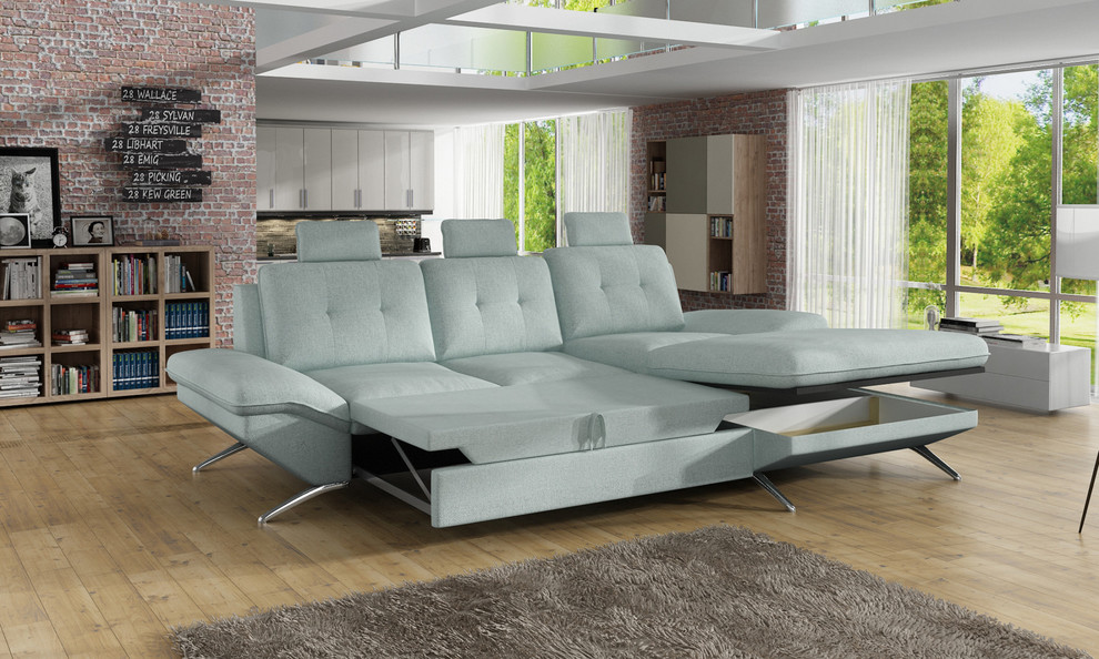 European sectional sleeper sofa ELIA Modern Living Room Chicago