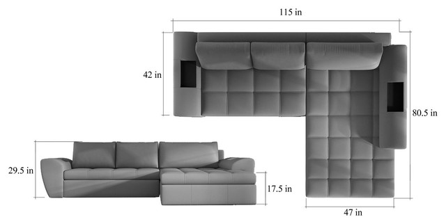 Leons l deals shape sofa