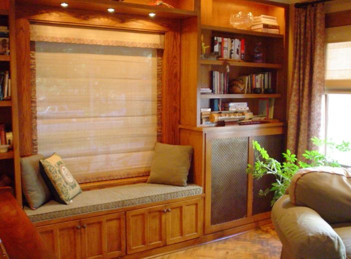 Living room - craftsman living room idea in Atlanta