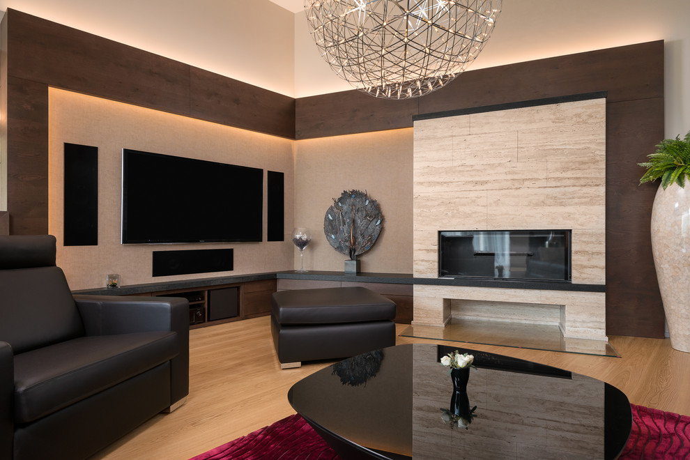 Exclusive interior with dominant veneer furniture - Modern - Living Room - Other - by HANÁK ...