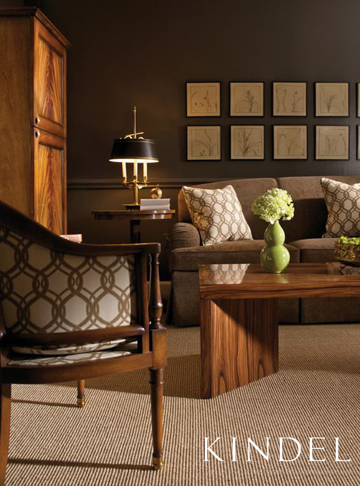 Elegant living room photo in Grand Rapids