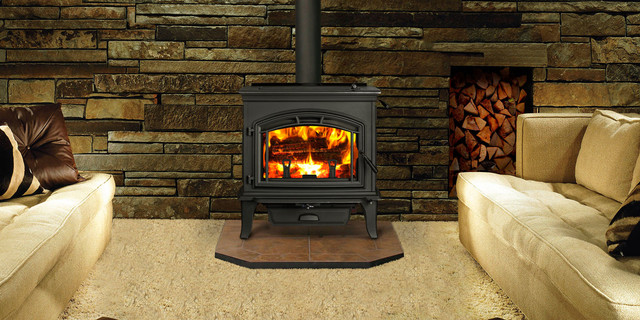 Explorer II Wood Stove - Contemporary - Living Room - Seattle - by Quadra- Fire Wood u0026 Pellet Stoves | Houzz IE