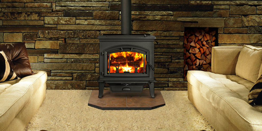 Explorer II Wood Stove - Contemporary - Living Room - Seattle - by ...