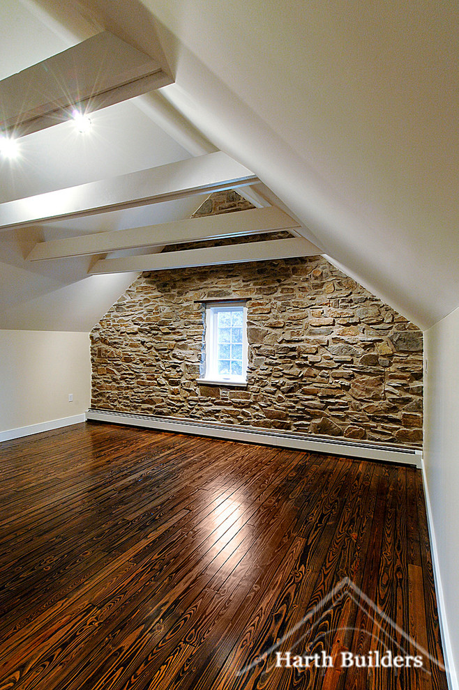 Living room - cottage living room idea in Philadelphia