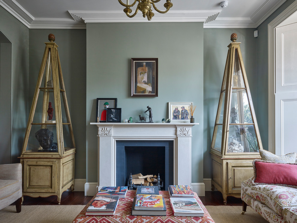 Inspiration for a victorian living room in London.
