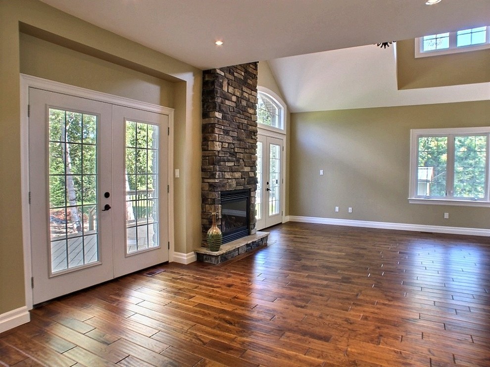 Fenelon Falls House Build Coastal Living Room Toronto by Norris