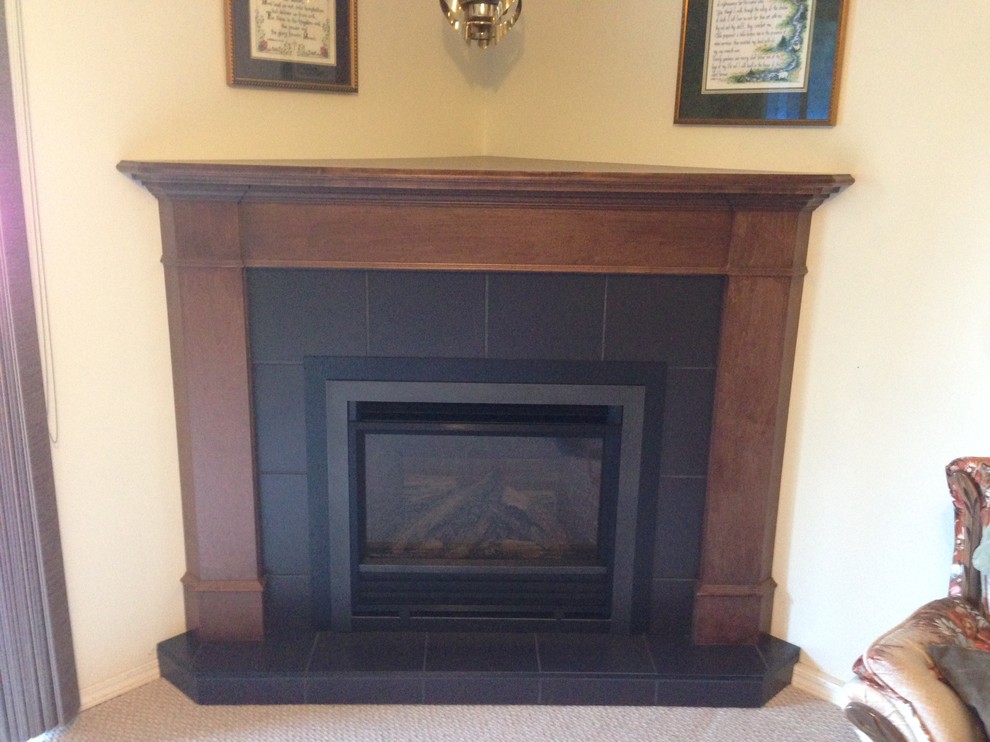 Fireplace Surrounds Contemporary Living Room Vancouver by User