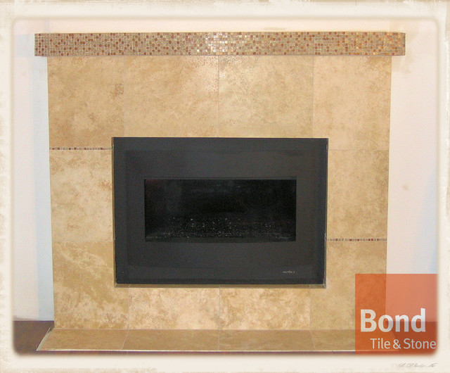 Fireplaces Classique Salon Minneapolis par Bond Tile & Stone