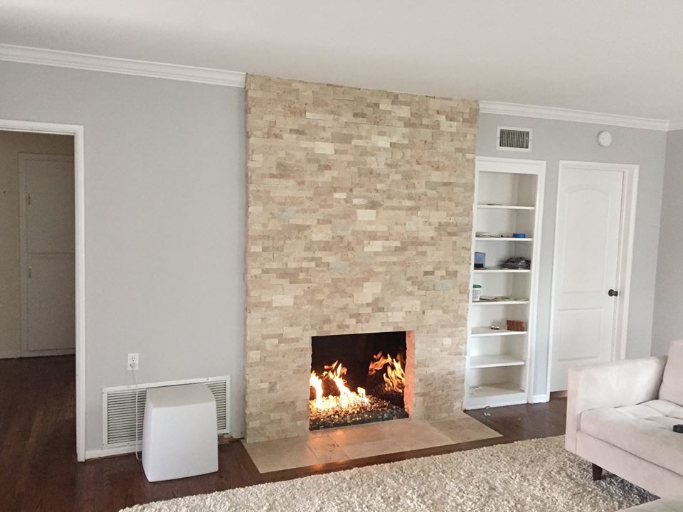 Fireplaces Modern Living Room Los Angeles by Burbank Fireplace