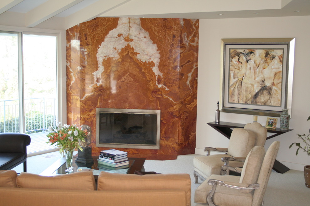 Fireplaces Modern Living Room Los Angeles by Howe Builders Houzz