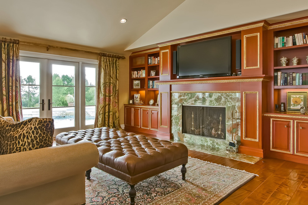 Fireplaces Traditional Living Room Los Angeles by Howe Builders