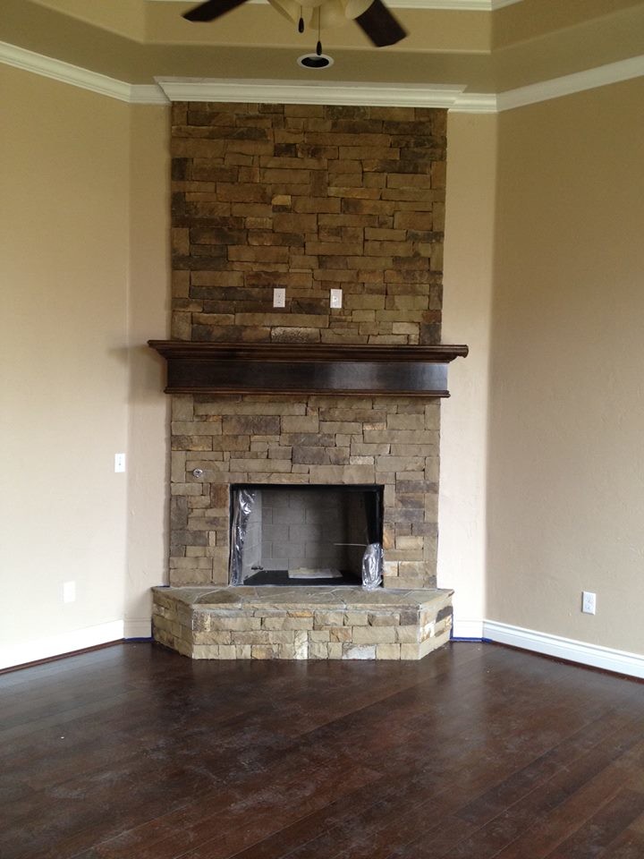Fireplaces Traditional Living Room Oklahoma City by MINICK