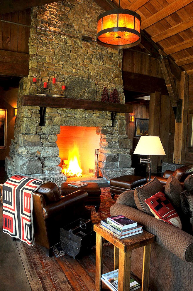 Fishtail Ranch - Rustic - Living Room - Other - by Pearson Design Group ...