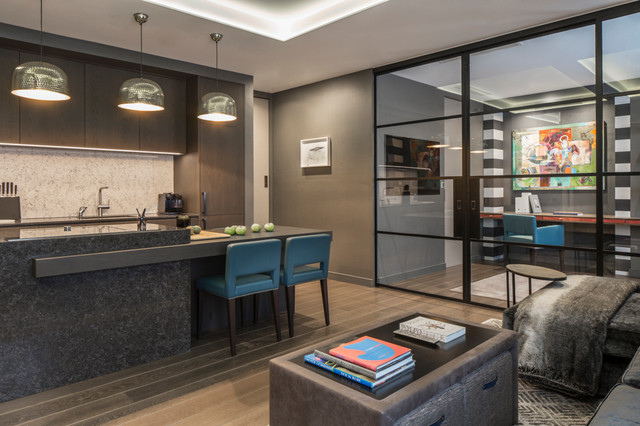 Fitzrovia Apartment - Open-Plan Living Room And Kitchen - Modern - Living  Room - London - By Roselind Wilson Design | Houzz Au